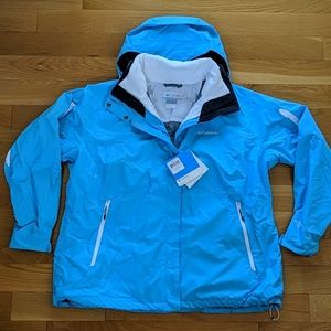 COLUMBIA Bugaboo 2x Womens Blue Jacket/Coat NEW